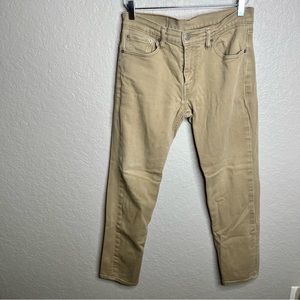 Levi’s 511 W30 L30 Tan/Khaki Jeans